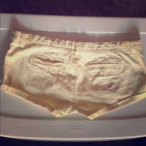 Yellow Hollister Shorts